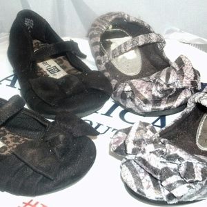 🎲#43 Black and Zebra Print Dress Shoes